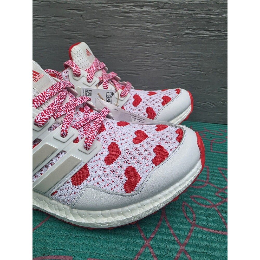 Adidas Ultra Boost 1.0 NBY White 'Valentine’s Day' Womens Shoes JR5845 Size 6 - Picture 6 of 10